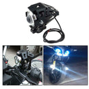Motocross Modified Headlights LED Metal Black Function LIC ISY