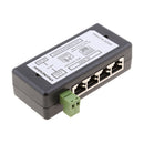 2Pieces 12-48V POE Switch Injector Module 4 POE Ports + 8 POE Ports