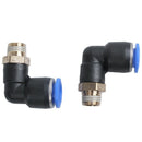 20 Pcs Quick Connectors Pneumatic Fittings 8mm x 1/8" PT Male Thread