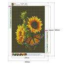 5D DIY Full Drill Diamond Painting Sunflower Cross Stitch Craft Kit (z1309)