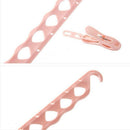 Portable Multifunction Bathrooms Hanger Rack Clothespin Hanging Drying Rack