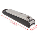 Anti-Splash Nail Clippers Cutter Manicure Stainless Steel Fingernail Clippe@