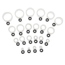 22Pcs 22 Sizes Ceramic Fishing Rod Guides/Eyes Line Repair Tip Tops Rings