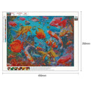 5D DIY Full Drill Diamond Painting Sea Ocean Fish Cross Stitch Embroidery