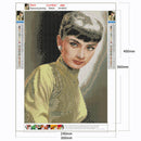 Full Drill Diamond Painting DIY Hepburn Rhinestone Picture Poster (WX623)