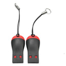 2Pcs USB 2.0 Interface Micro SD Memory Card Reader Cardreader with Lanyard new