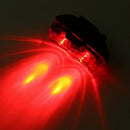 Waterproof 2 LED Bright Cycling Bicycle Bike Rear Tail Flashing Back Light Lamp