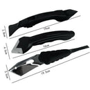 5Pcs Silicone Removal Scraper Caulking Tool Kit Sealant Finishing Caulking Set #