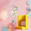DIY Feather Dream Catcher Handmade Decorative Pendant Flower Dream Catcher