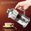 Stainless Steel Glass French Press Coffee Cup Tea Maker Cafetiere Filter Ki