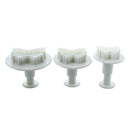 3Pcs White Fondant Gum Paste Plunger Cutter - Butterfly S2L8