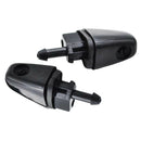 2x 60mm Front Headlight Washer Nozzle for Mazda 6 GG1 2003 2004 2005 2008, Black