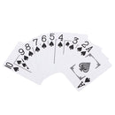 1* Poker Red 100% PLASTIC Texas Poker Size Playing Cards New