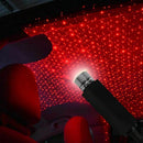 Red Plug & Play Car and Home Ceiling Romantic USB Night Light Starry Decor Lamp