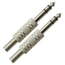 6.35mm 1/4'' Plugs Audio Cable Amplifier Connectors Spring for Guitar Bass