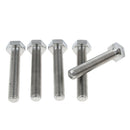 5 PCS / M10*60 Titanium Alloy Hex Head Cap Screw Bolt, Full Thread, Rustless