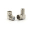 5PCS Right Angle TV Aerial F Connector Adapter RF Coaxial TV Cable Male  LJU