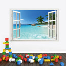 Window Outside Wall Stickers,Adhesive Art Decals,For Kids Room Birthday Gift