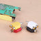 4pcs RCA 7mm Y Splitter AV Audio Video Plug Converters 1Male to 2Female Adapter