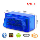 Super Mini OBD ELM327 V2.1 Bluetooth Diagnostic Scanner for Multi-Brands Ew