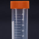 20 Pcs 50ml Conical Bottom Plastic Graduated Centrifuge Tube with Screw Cap S7Y4