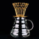 Folding Portable Easy Clean Tool Outdoor Stainless Steel Coffee Filter Dripper