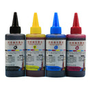 4 Universal Printer Refill Ink dye Bottles CISS Refillable