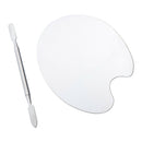 2pcs Makeup Tools Stainless Steel Palette Spatula Cosmetic Blending