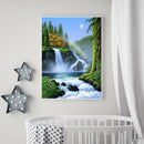 5D DIY Full Drill Diamond Painting River Rainbow Cross Stitch Mosaic Kit A