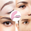 4 Packs Folding Eyelash Comb, Stainless Steel Teeth Eyebrow Comb Lash And B