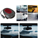 Fog Removal Car Air Heater Demister 12V Hot Warm Fan Defroster (Red)