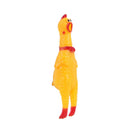 1PC Dog Gadgets Novelty Yellow Rubber Chicken Pet Toys Novelty Screaming ChiY`US