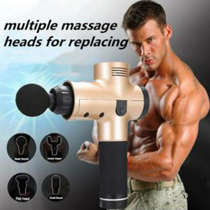 4pcs Body Relaxation Fascia Gun Massage Head Kit Replacement Muscle Relaxat.AU