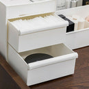 Makeup Organizer Two-Layers Jewelry Box Cosmetic Organizer Makeup Box LipstiH6V7