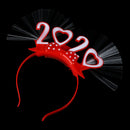Flashing Led Luminous Light Up Glowing Headband 2020 New Years Party Suppli_