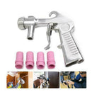 Sandblaster Kit Air Nozzles Sandblasting Feed Siphon Gun Sand Blast Blaster E2Z7