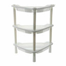 3 Tier Plastic Corner Shelf Organizer Cabinet Bathroom Kitchen Sundries Sto