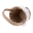 Handheld Girls Bride Flower Basket Wedding Ceremony Party Home Decor