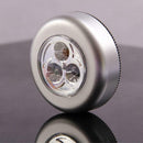 5X LED Push Night Light Wall Cabinet Lamp Battery Powered For Home Kitchen