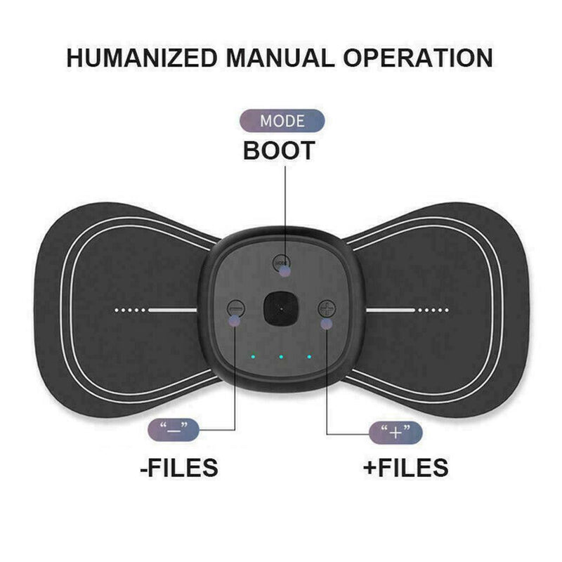 Mini Remote Control Cervical Massager Stick Shoulder Rechargeable Massagers A8F1