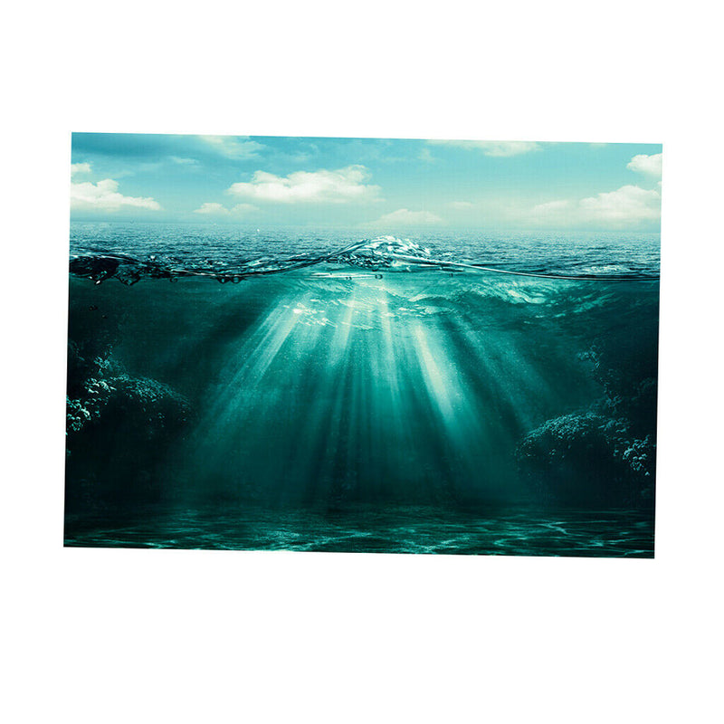 Aquarium Background Ocean Sea Poster   Tank Wallpaper Ornament 122x46cm