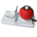 Dual Port Type-C Charger Dock Station for Nintend Switch Poke Ball Plus