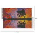 5D DIY Full Square Drill Diamond Painting Cross Stitch Craft Kit (Tree 07)