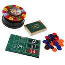 3 in 1 Powered Roulette Turntable Set Game Playing Cards Chips Drinking Game