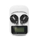 Smart LCD Charger 3.6V for LIR2032 LIR2025 LIR2016 Button Rechargeable Batt G1I2