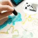 40Pcs/Set Sponge Finger Dauber Ink Pad Children Painting New DIY Smud Graff I1R2
