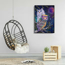 5D DIY Full Drill Diamond Painting Owl Cross Stitch Mosaic Kit Home Decor