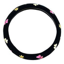 Automotive Women Embroidery Cute Car Steering Wheel Cover (Butterfly) I2Z1