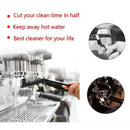 Coffee Machine Cleaning Brush with Spoon Tool Set for Espresso Machine Grou H7C3