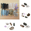 6x Mixed Natural Quartz Crystal Fossils Mineral Reiki Healing Specimen Gemstones